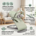 SwayMelody 2u1 – Muzička ljuljaška za bebe